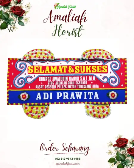 Papan Bunga Ucapan Selamat Kebarongan