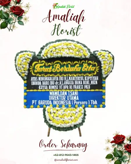 Papan Bunga Duka Kebarongan